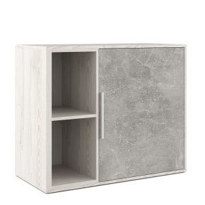 Шкаф низкий с вертикальной нишей 93.5x45x78