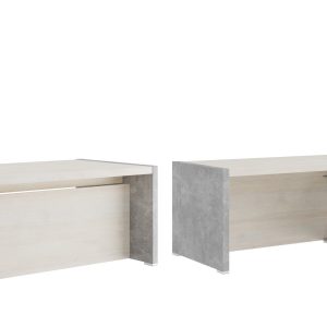 Стол письменный на опорной креденции 175x174x75
