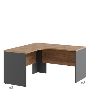 Стол эргономичный правый 140x140x75