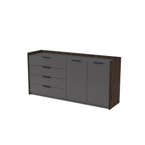 15ТДС.801 Тумба двусоставная, с ящиками метаб 1768x460x860