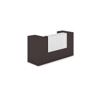 1КРТ-КЛ.004 Комплект Ресепшн с фартуком HPL 2232x751x1149 без подсветки