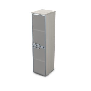 9П.004.9 Пенал со стеклом 400x450x1645