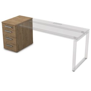 9Т.012 Тумба приставная с ящиками 450x800x750