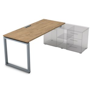 teakwood/алюминий матовый