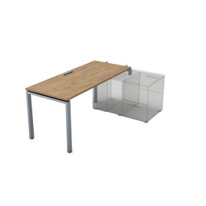 teakwood/алюминий матовый